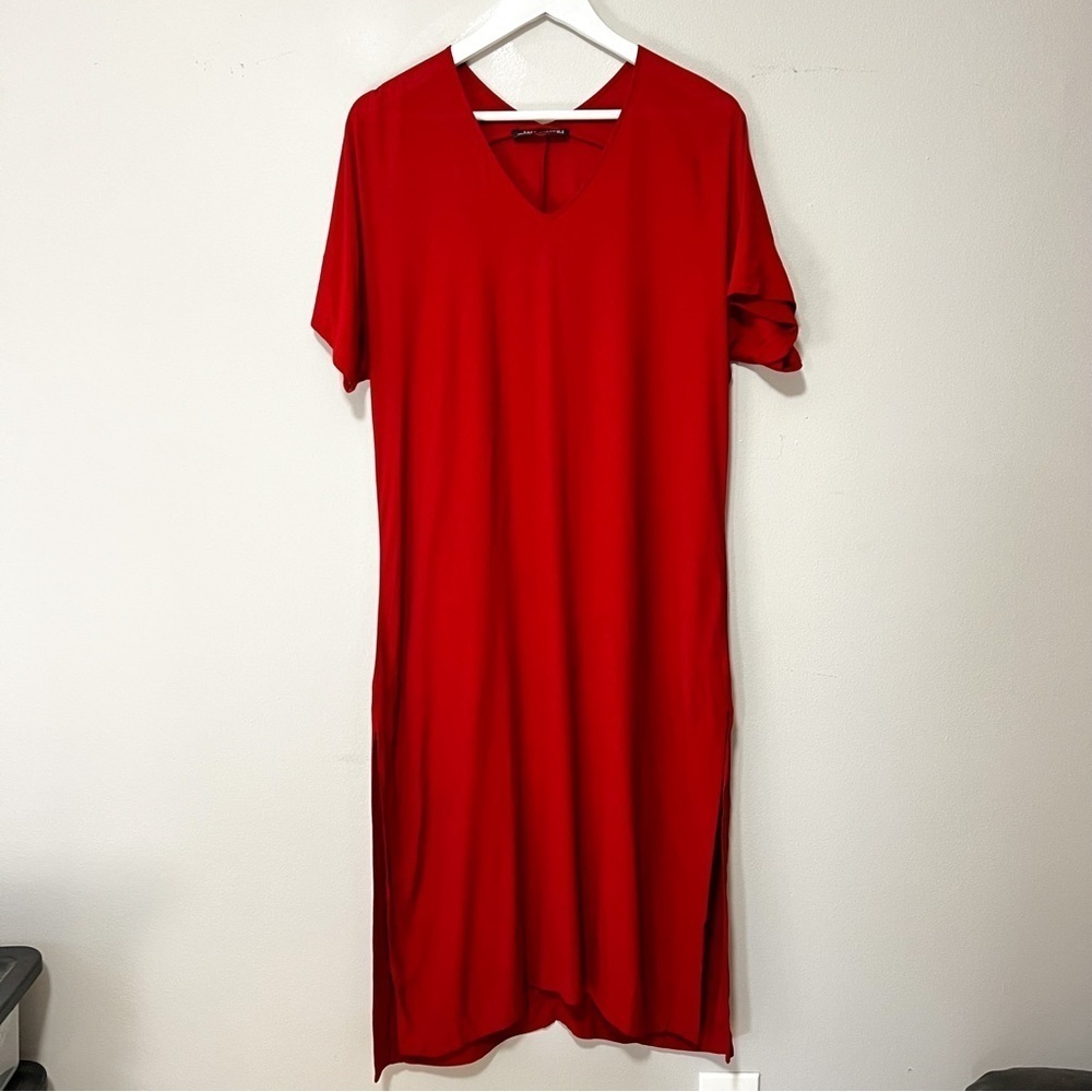 ZARA Red Midi Dress, Medium